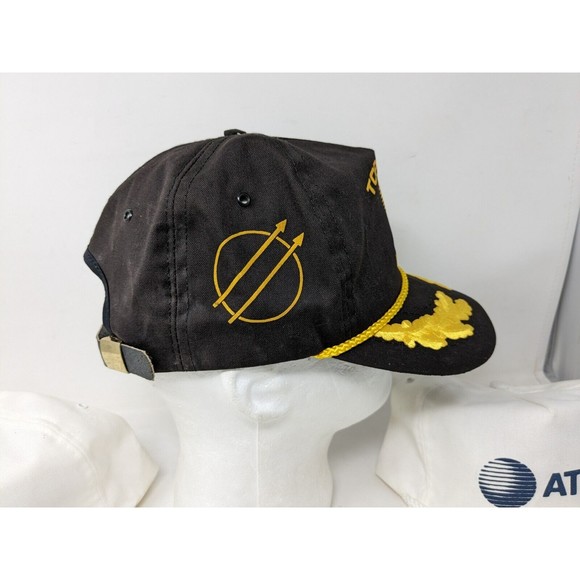 Vintage AT&T Lightguide Fiber Optic Top Gun Employee Baseball Cap Hat Lot - Picture 5 of 16